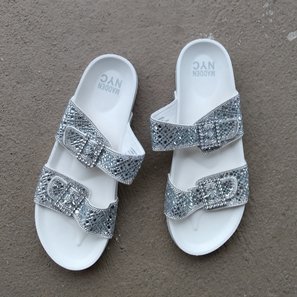 Madden NYC bling Sandals 10
